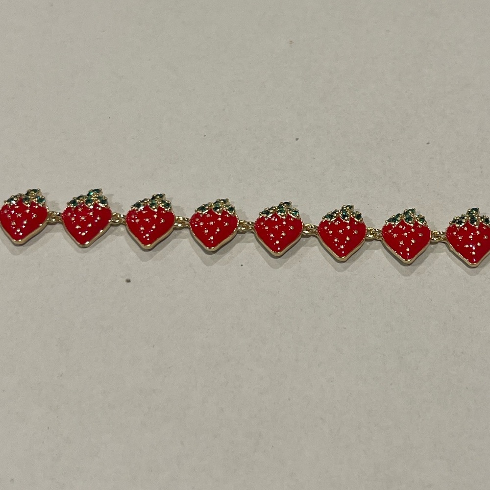 Strawberry Charm Bracelet - Picture 3 of 6